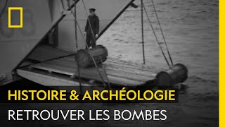 Ce navire cherche les bombes immergées de la Seconde Guerre mondiale
