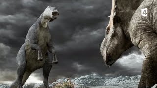 Edmontosaure VS pachyrhinosaures