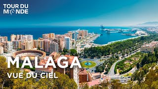 Malaga - Vue du ciel - Sierra Nevada