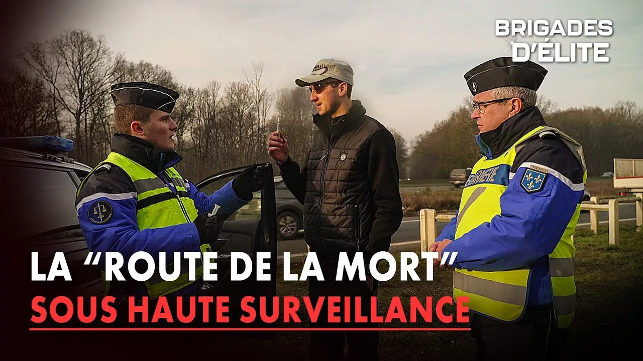 Documentaire Avec les gendarmes sur la route la plus meurtrière de France
