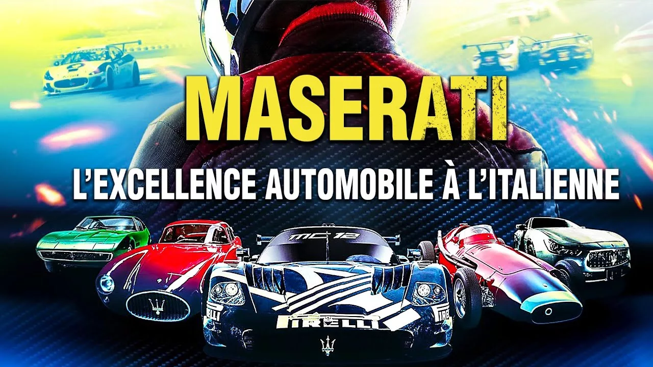 Documentaire Courses auto, voitures de luxe : l’histoire des Maserati