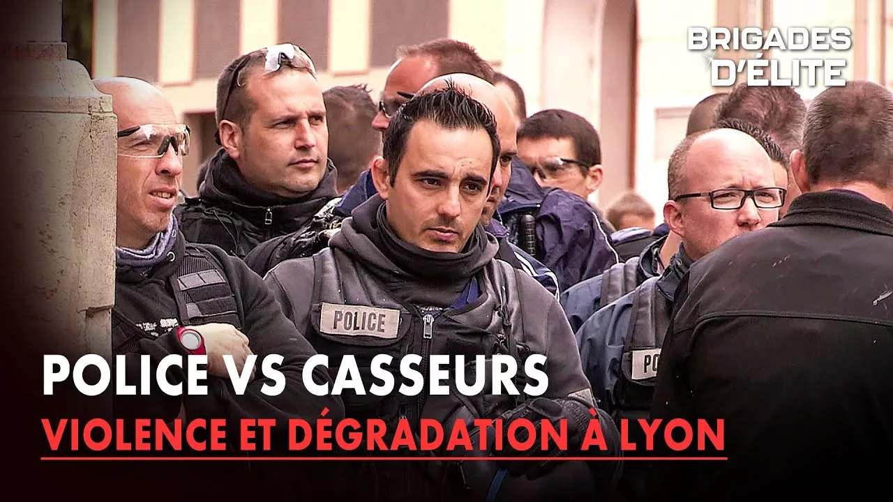 Documentaire Immersion avec les brigades anti-casseurs de Lyon