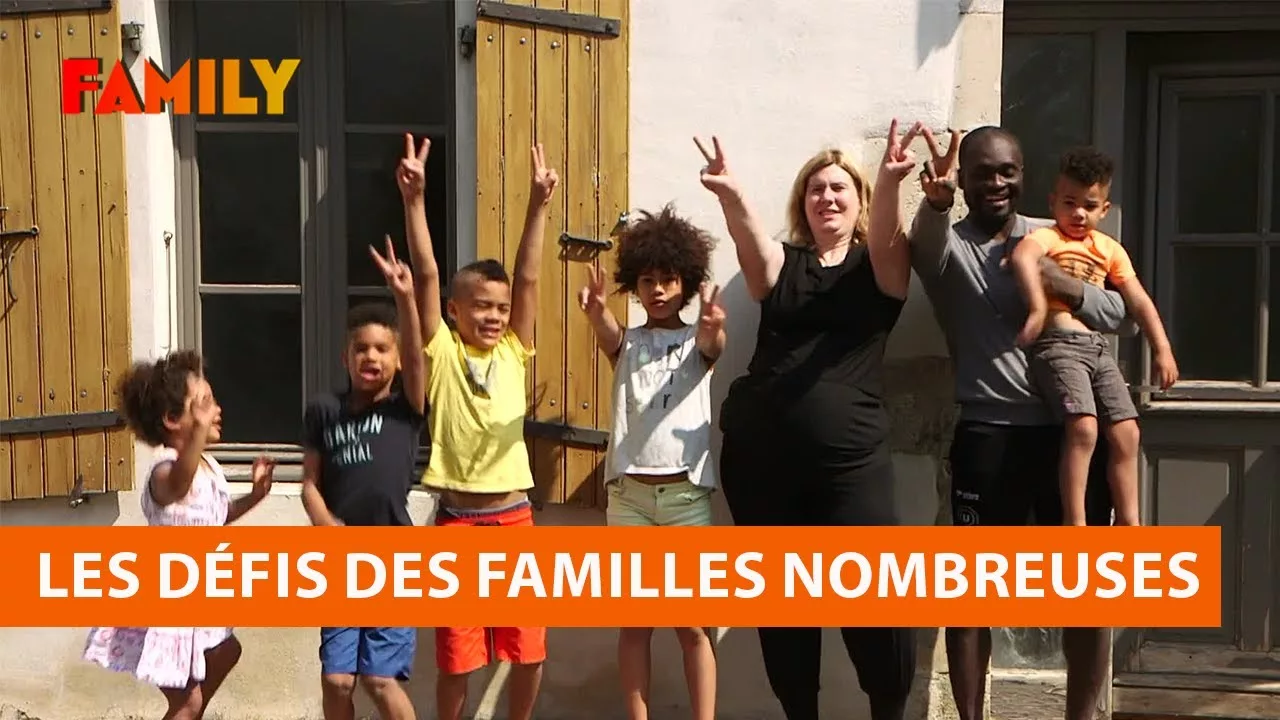 Documentaire Les défis des familles nombreuses : un an d’aventures et de rires