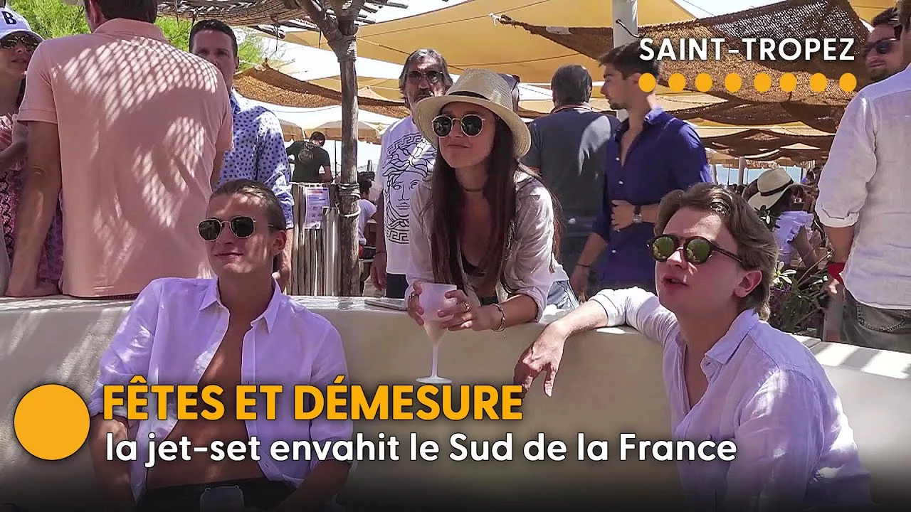 Documentaire Saint-Tropez : ces jeunes français passent un été de luxe et de débauche