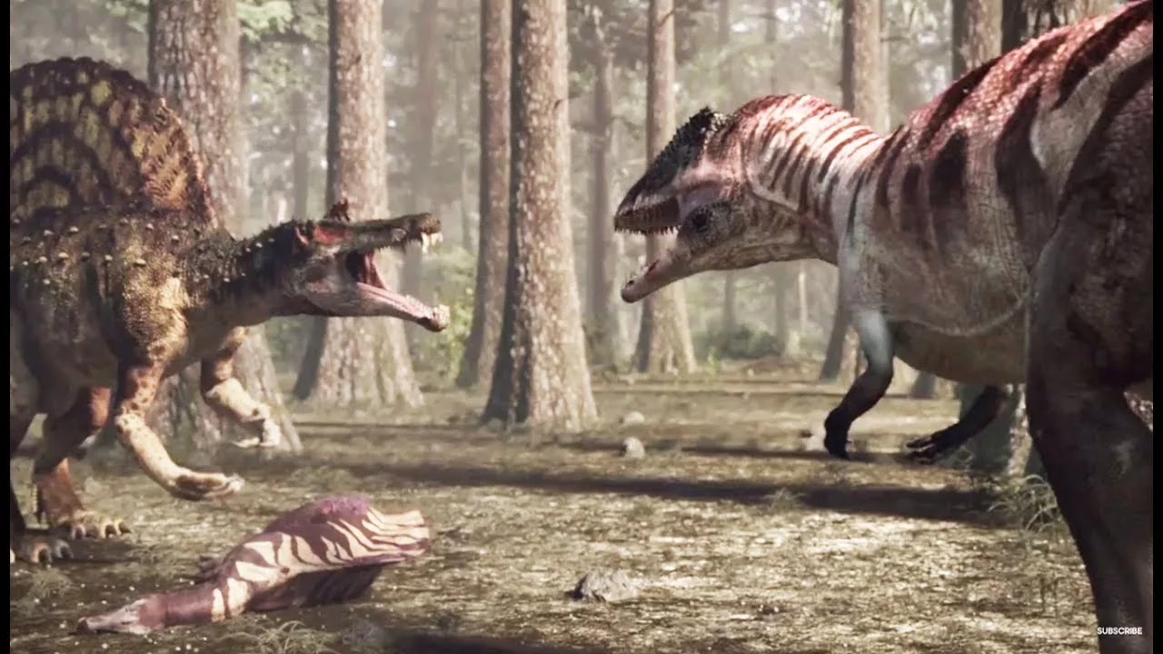 Documentaire Spinosaure VS carcharodontosaure