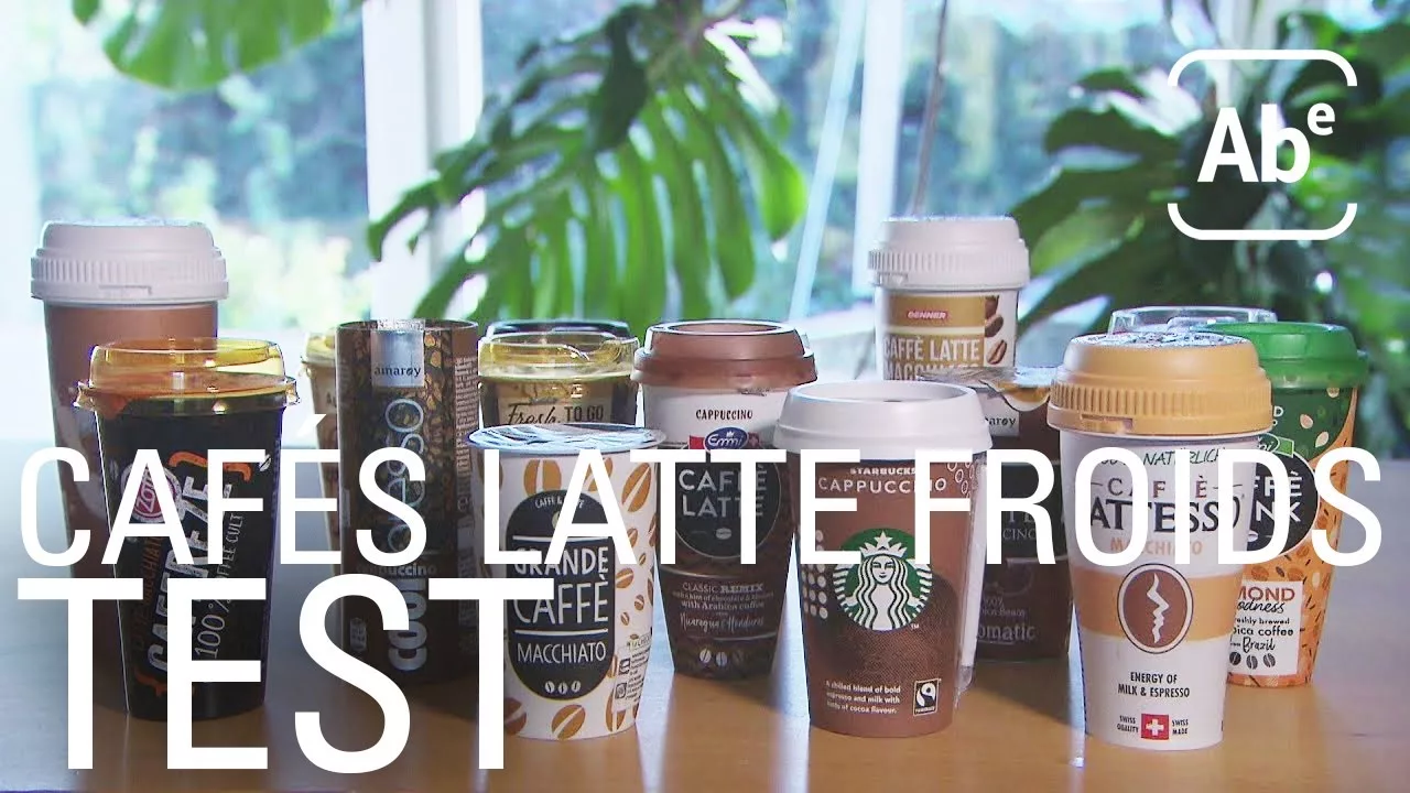 Documentaire Test de cafés latte froids: trop de graisses et de sucre