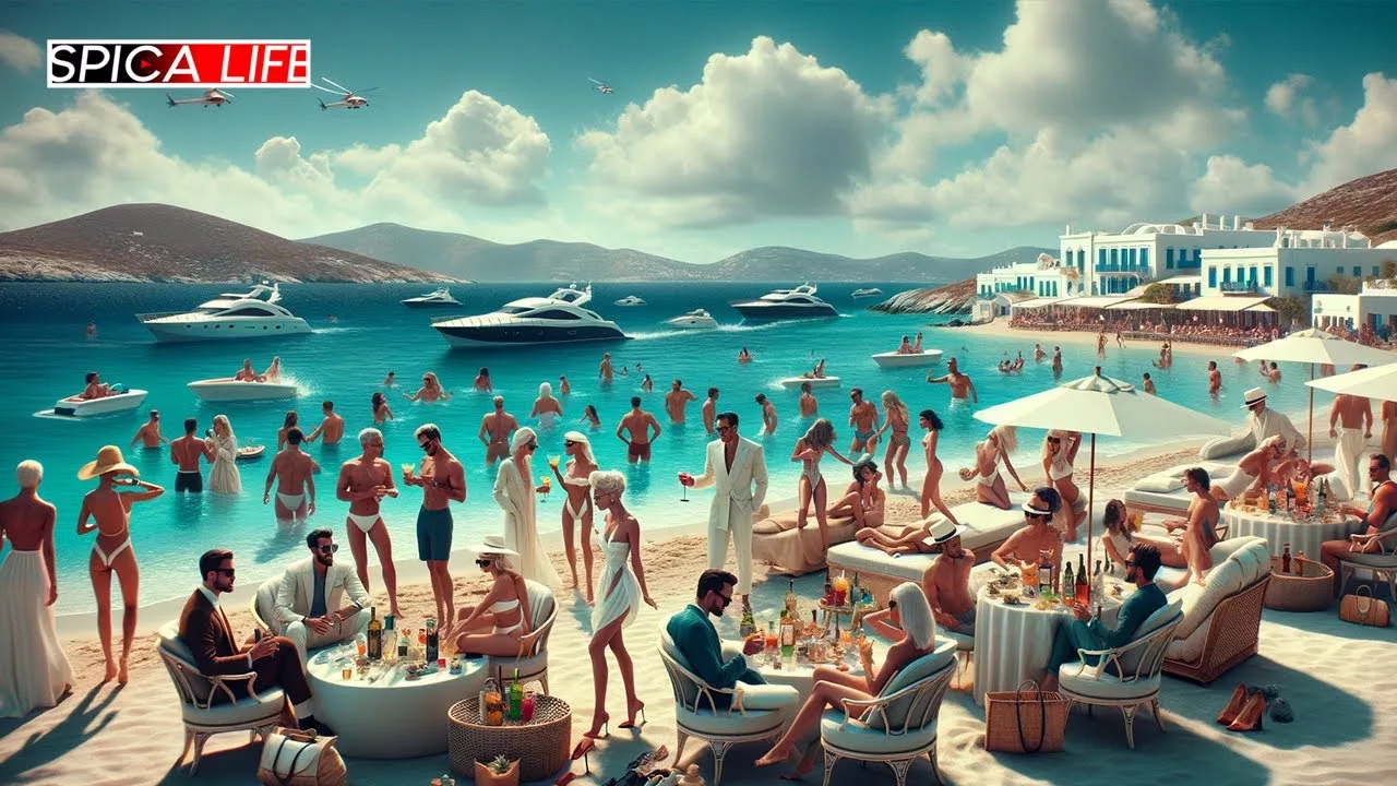 Documentaire Fêtards et jet setters à Mykonos, les vacances extravagantes à prix d’or