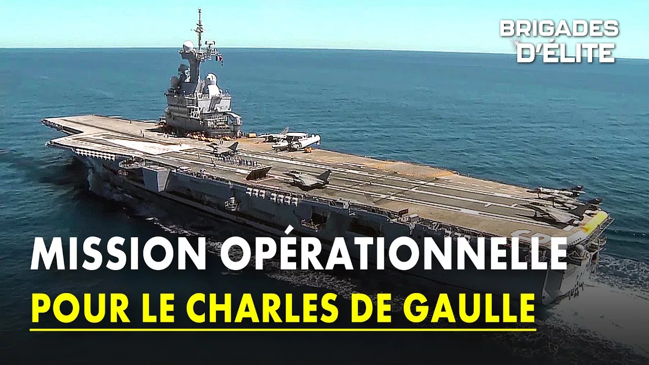 Porte-avions Charles de Gaulle : Immersion en pleine mer