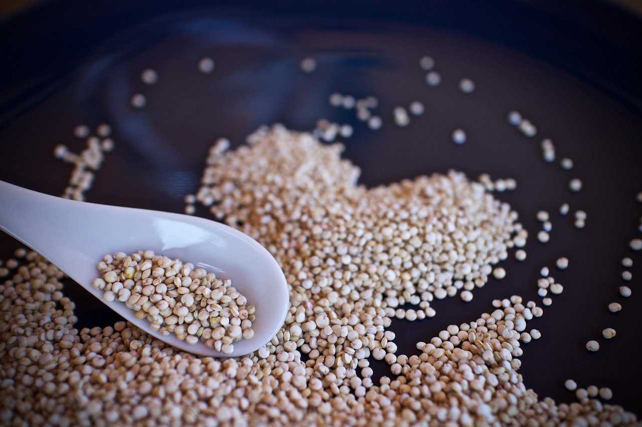 Une fois que votre quinoa est bien rincé et séché, il est possible de passer directement à l'étape de soufflage