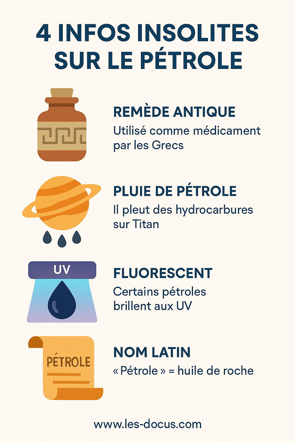 4 infos insolites sur le pétrole