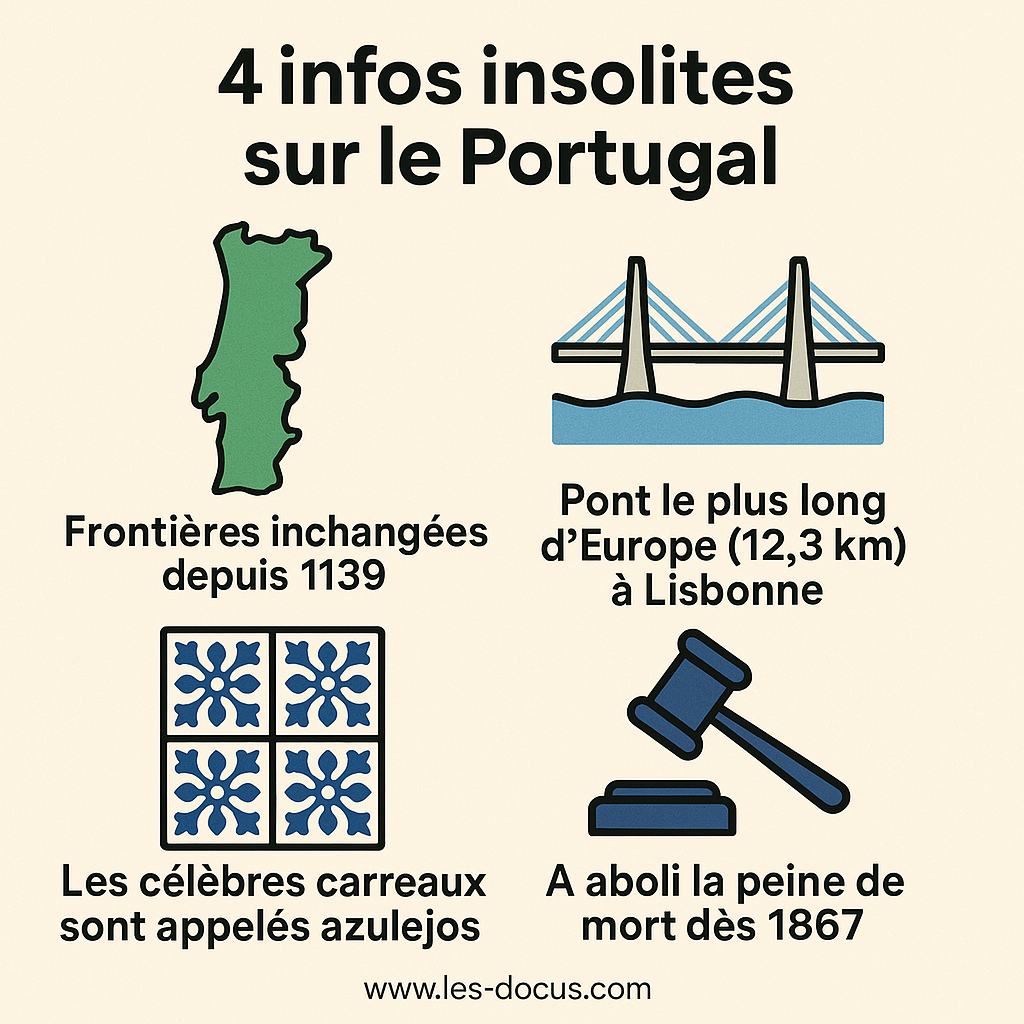 4 infos insolites sur le Portugal