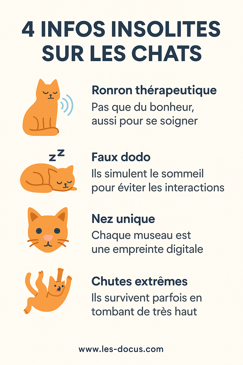 4 infos insolites sur les chats