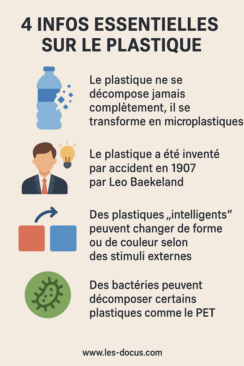 4 infos insolites sur le plastique