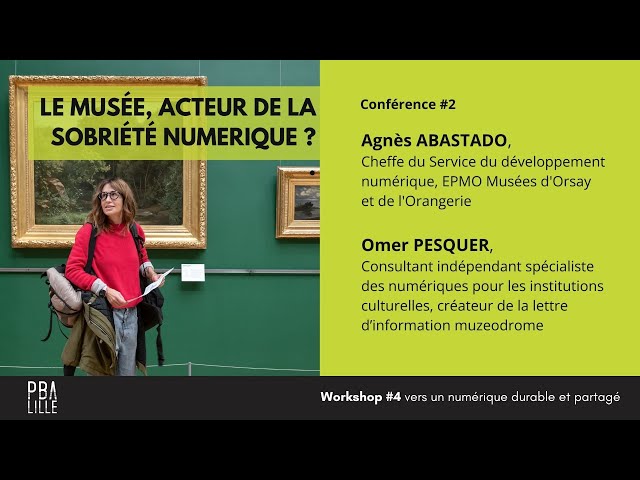 Le musée, acteur de la sobriété numérique ?