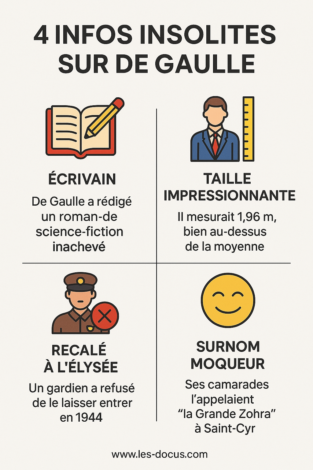 4 infos insolites sur De Gaulle