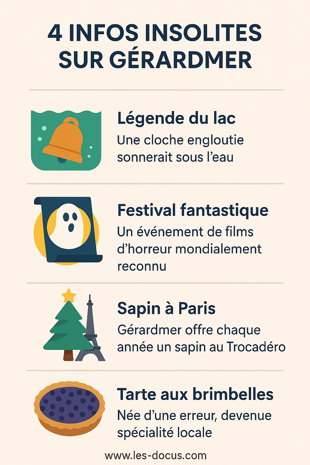 4 infos insolites sur Gérardmer