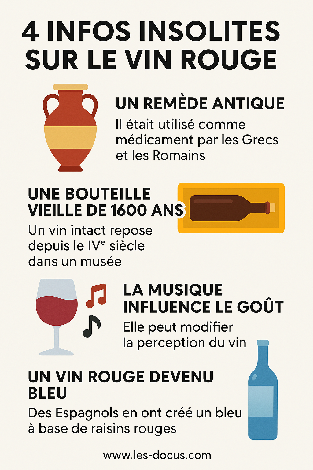 4 infos insolites sur le vin rouge