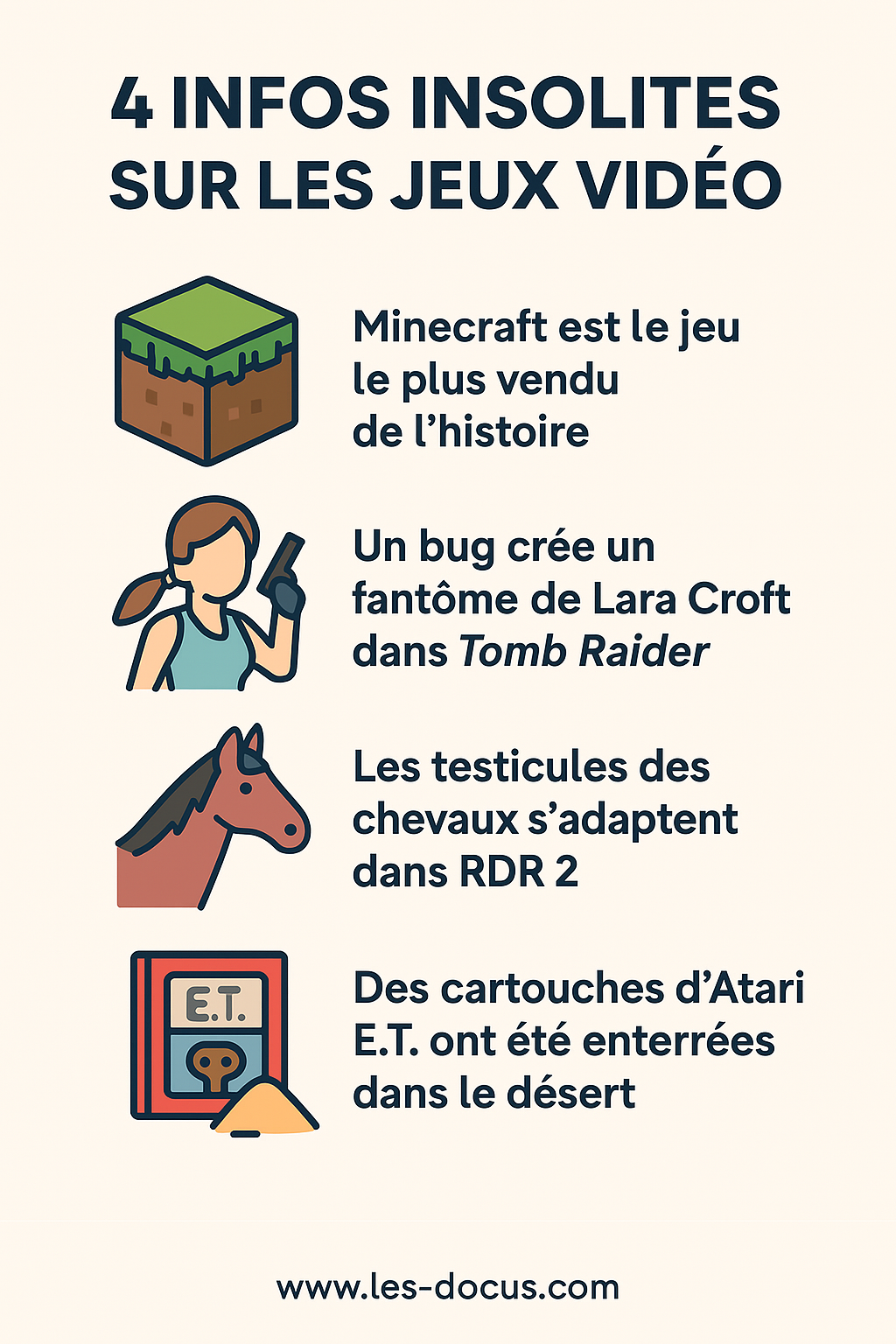 4 infos insolites sur les jeux vidéo