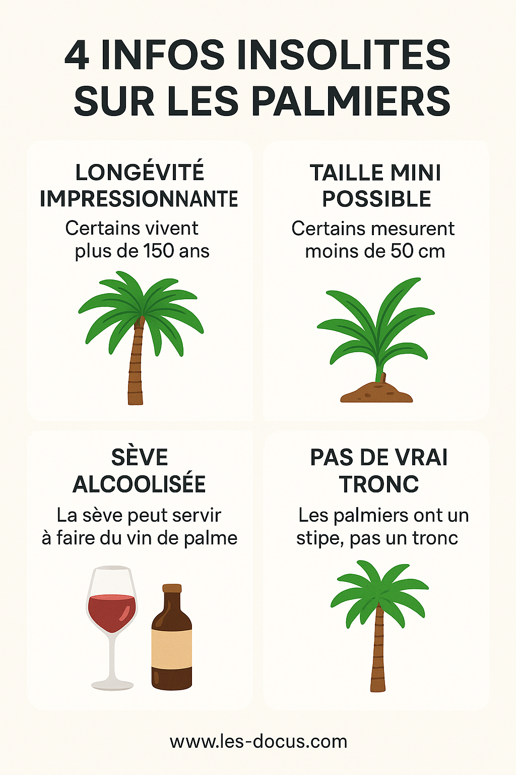 4 infos insolites sur les palmiers