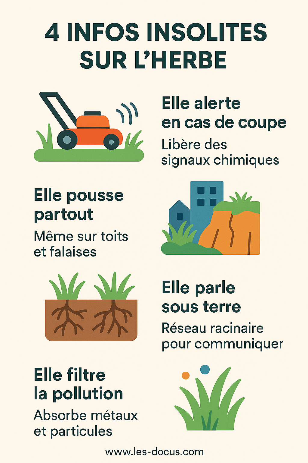 4 infos insolites sur l'herbe