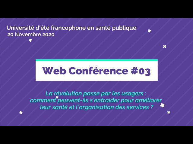 La révolution passe par les usagers : comment peuvent-ils s’entraider pour améliorer leur santé et l’organisation des services ?