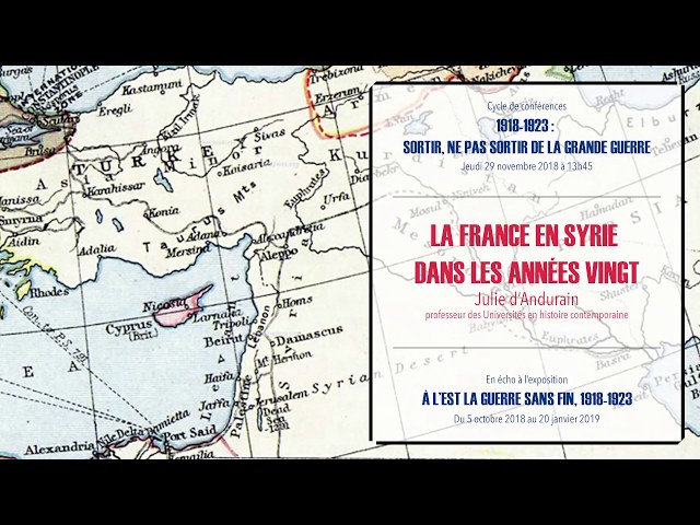 La France en Syrie dans les années vingt