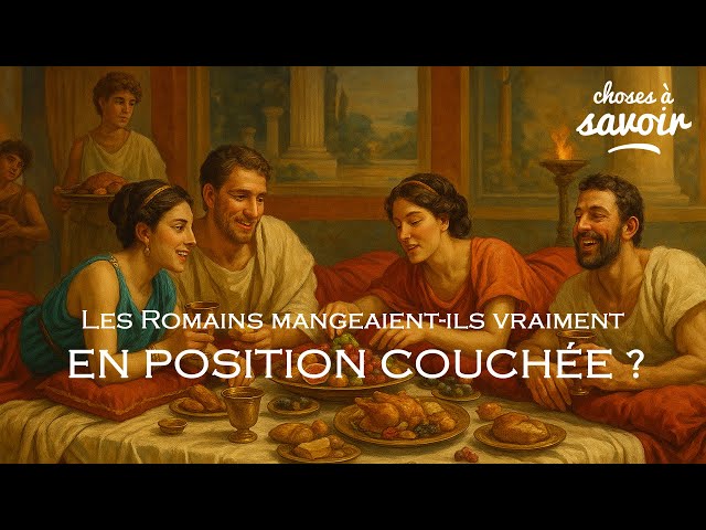 Les Romains mangeaient-ils vraiment en position couchée ?