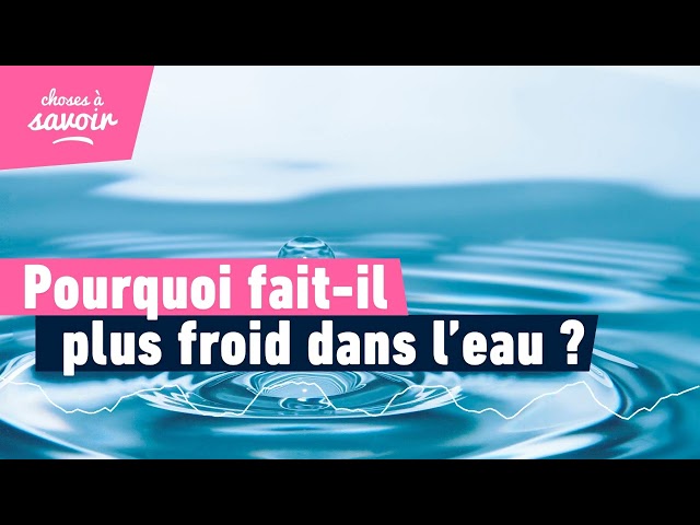 Pourquoi l’eau parait-elle plus froide que l’air ?