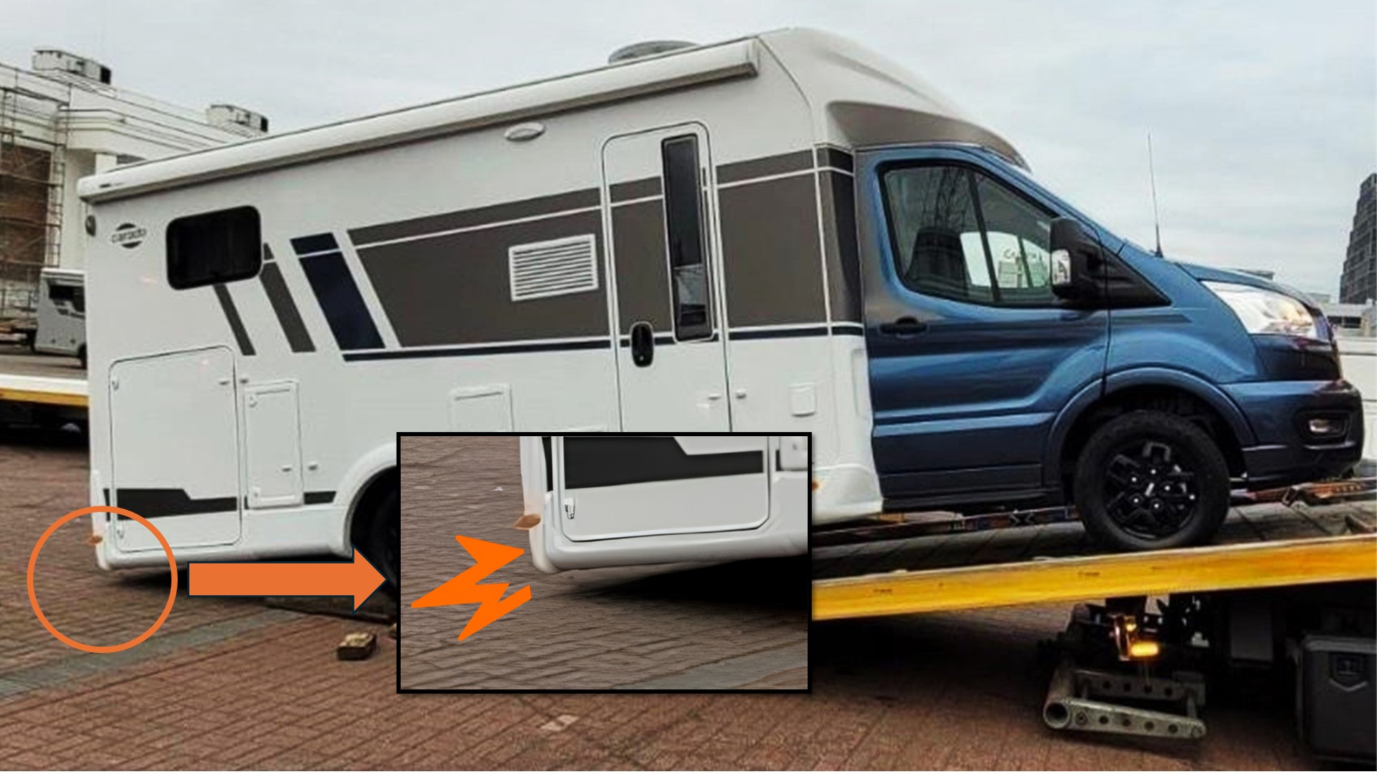 Roulettes anti-frottement - solution antichoc pour les camping-cars