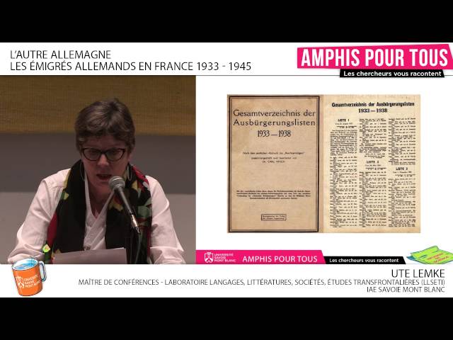 L’autre Allemagne – Les émigrés allemands en France (1933-1945)