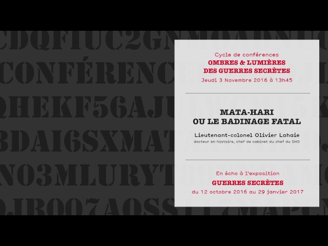 Mata Hari ou le badinage fatal