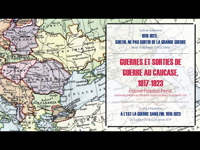 Guerres et sorties de guerre au Caucase, 1917-1923