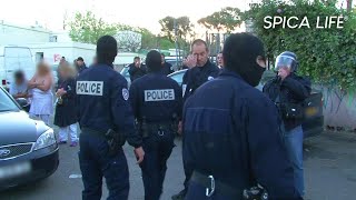 Violences, vols et recels : opération musclée en quartier sensible