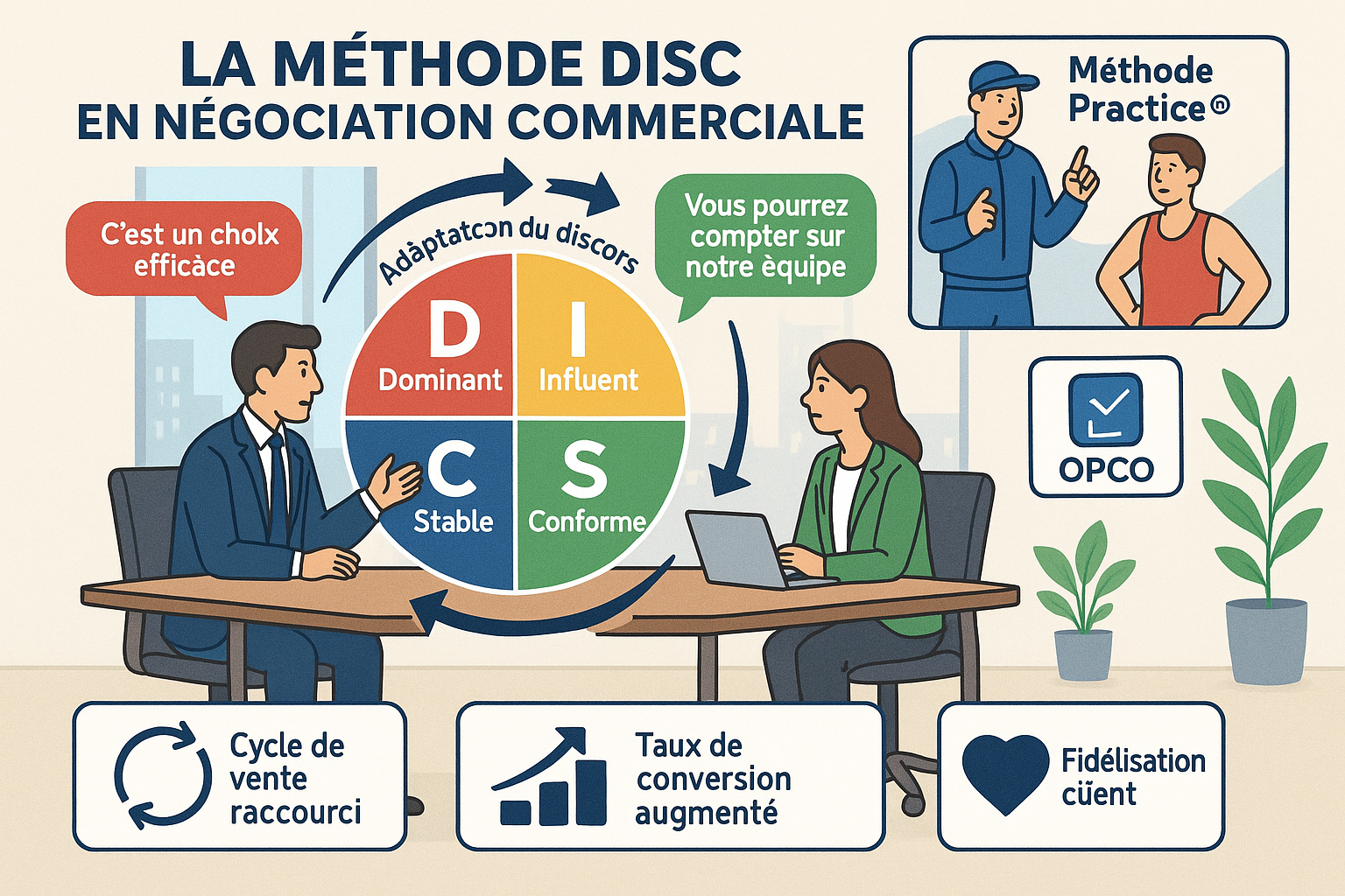 Pourquoi la méthode DISC est un levier puissant en négociation commerciale