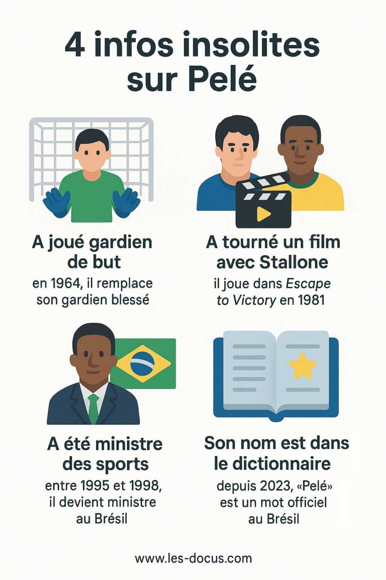 Infographie | 4 infos insolites sur Pelé