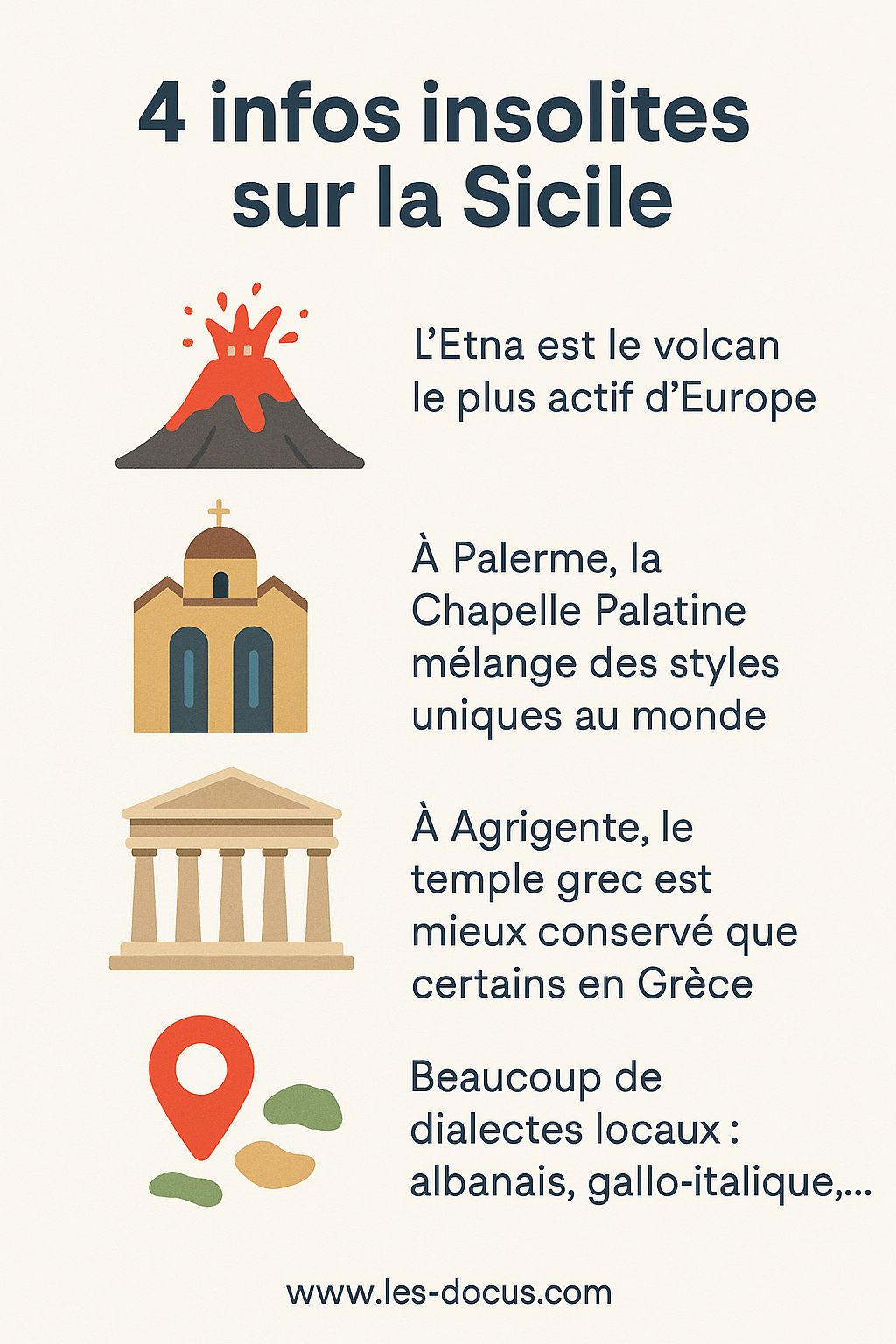 4 faits insolites sur la Sicile