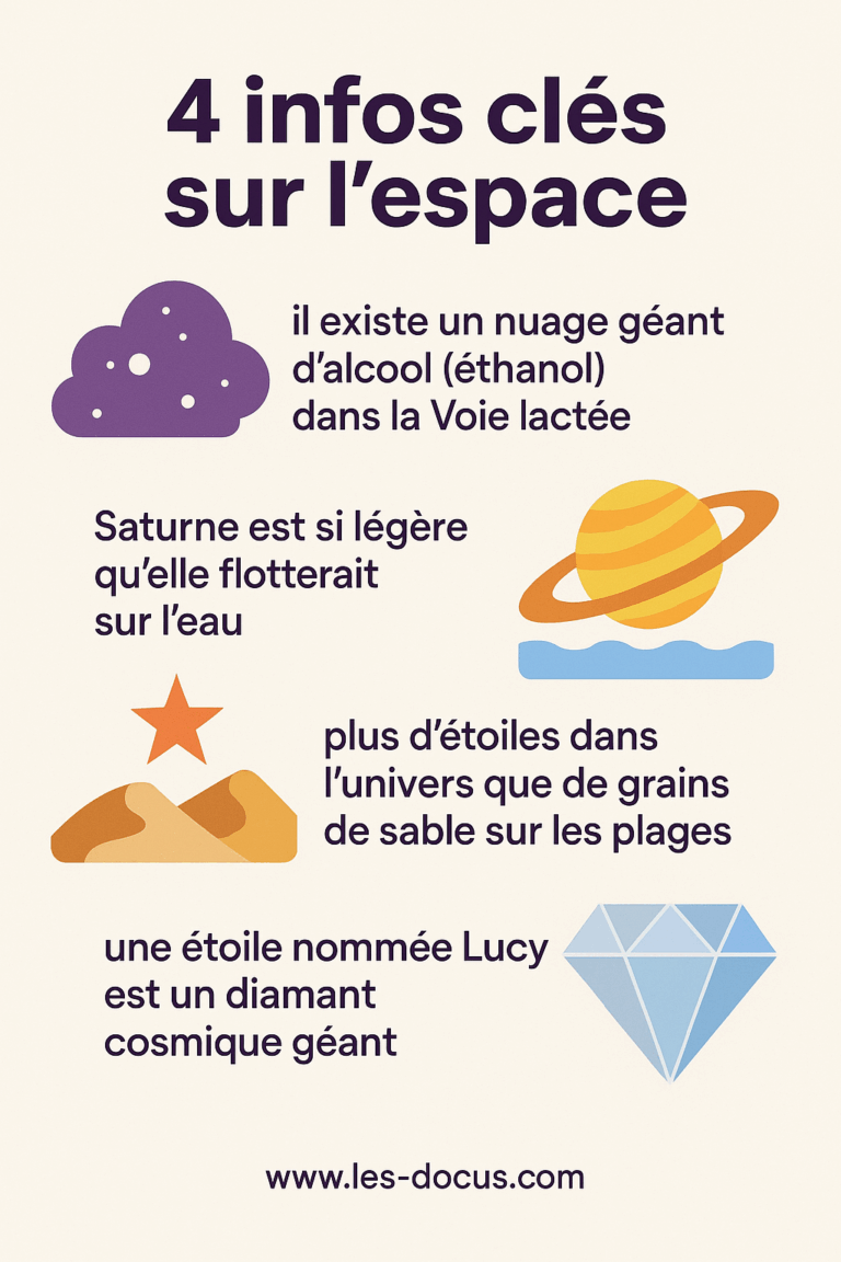 Infographie | 4 infos clés sur l’espace