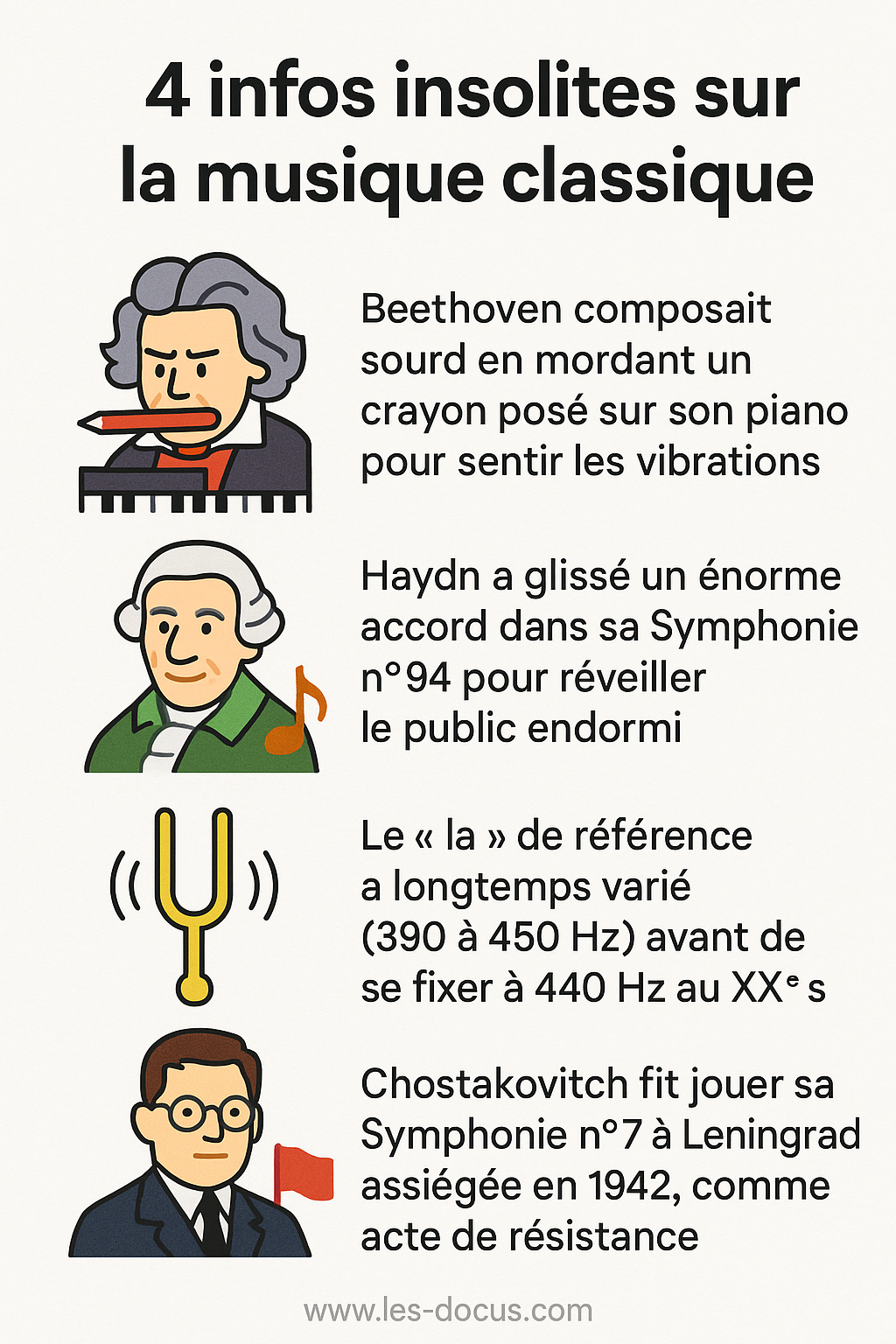 4 infos insolites sur la musique classique