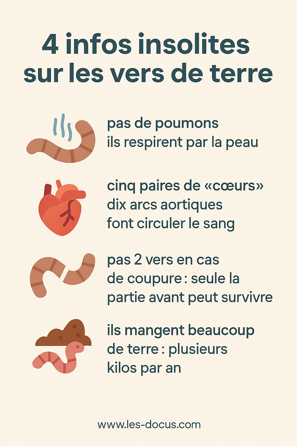 4 infos insolites sur les vers de terre
