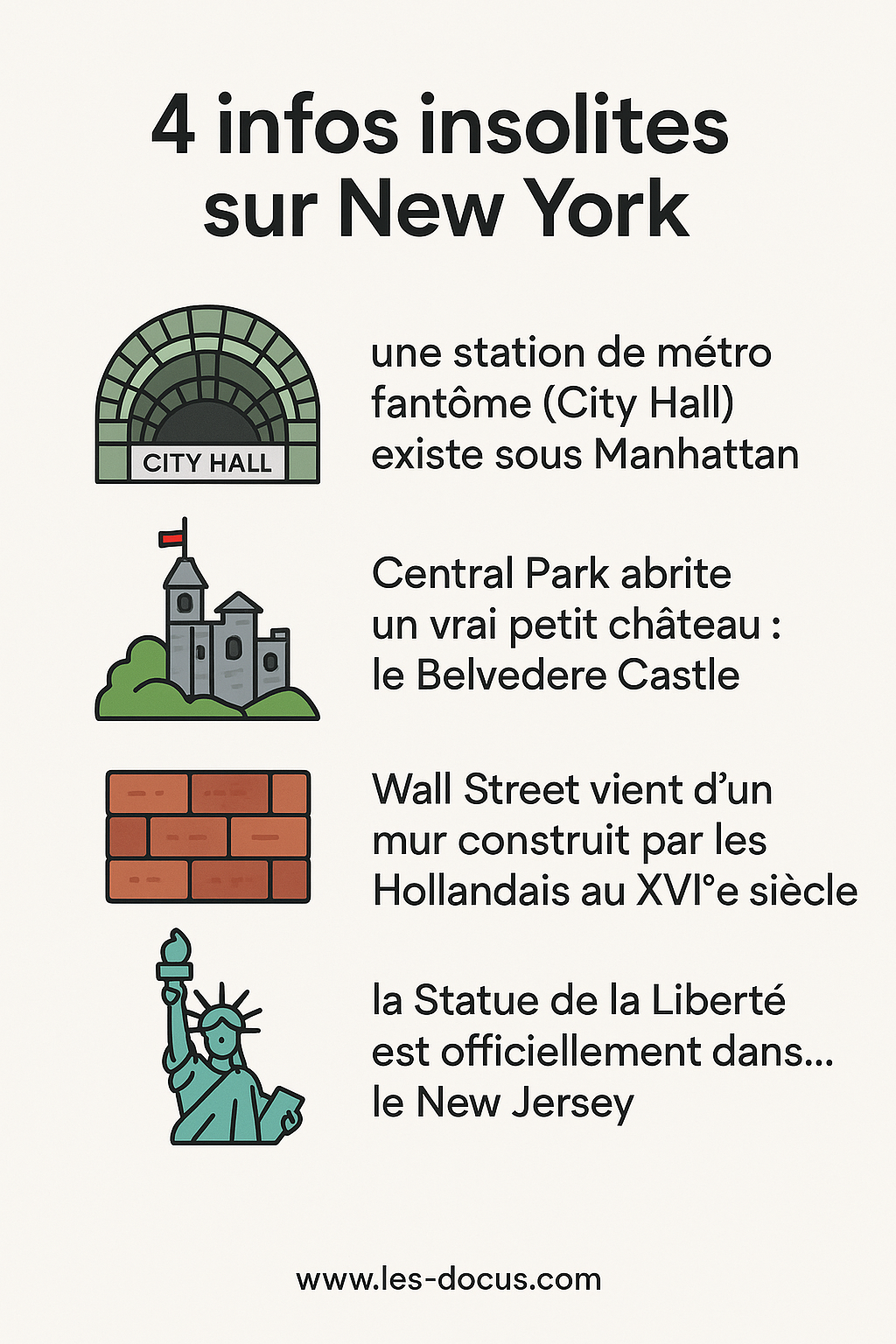 4 infos insolites sur New York