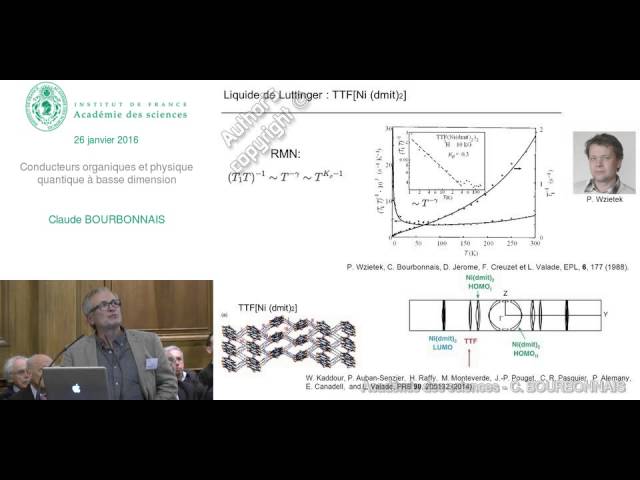 Conducteurs organiques et physique quantique à basse dimension