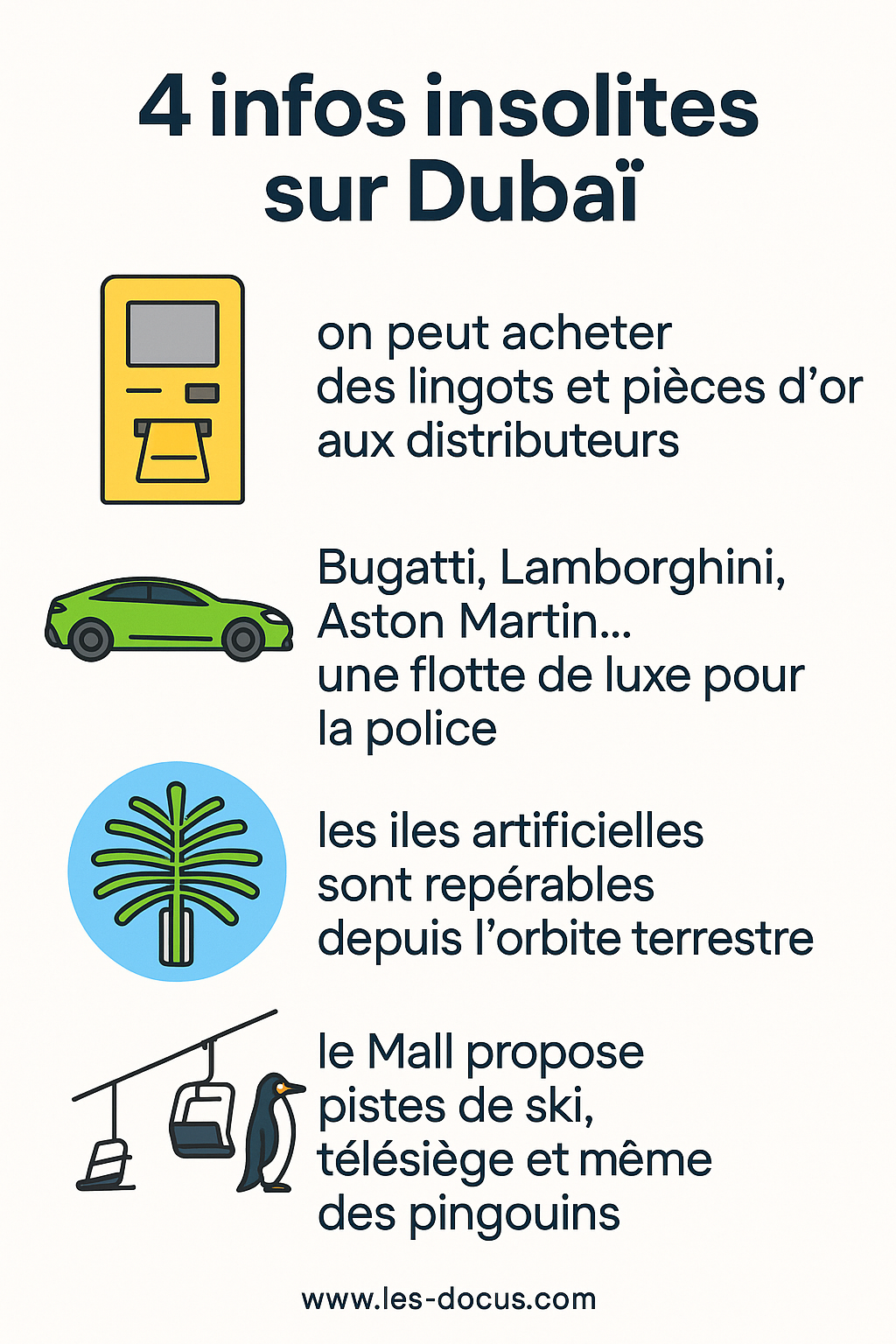 4 infos insolites sur Dubaï