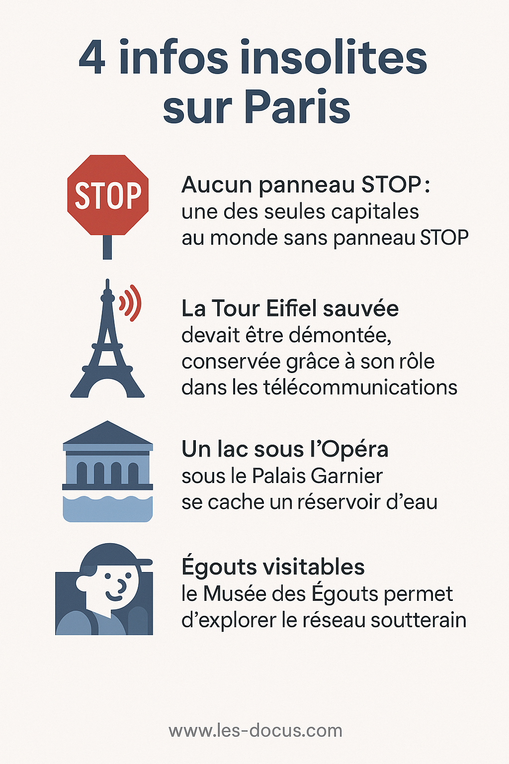 4 infos insolites sur Paris