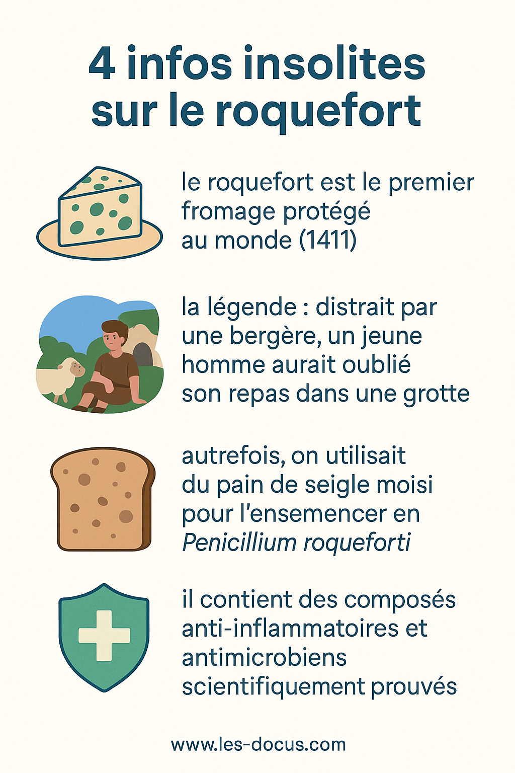 4 infos insolites sur le roquefort
