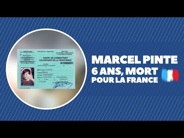 Marcel Pinte, le plus jeune résistant de France