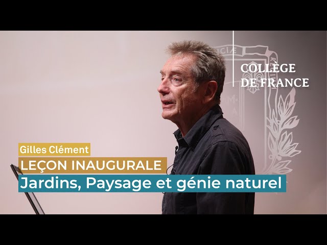 Jardins, paysage et génie naturel