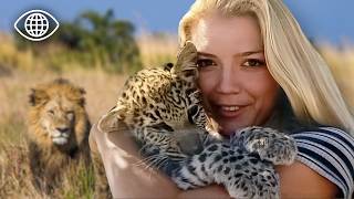 Elle vit entourée de lions, de guépards et de hyènes ?