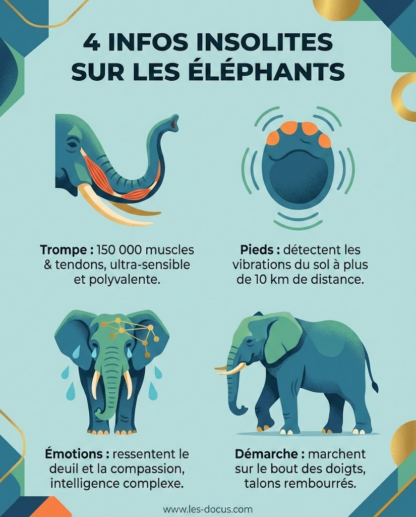 4 faits insolites sur les éléphants