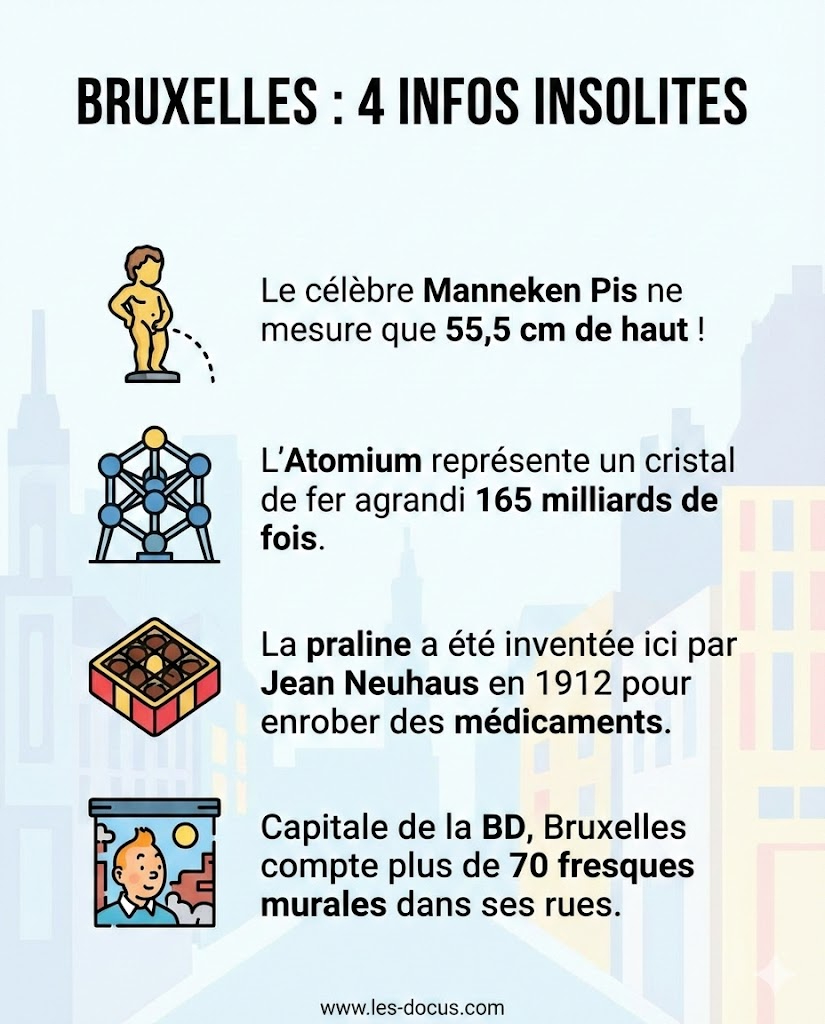 4 infos insolites sur Bruxelles