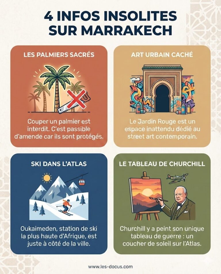 Infographie | 4 infos insolites sur Marrakech